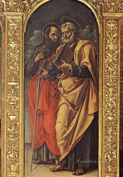 Bartolomeo Vivarini Painting - Sts Paul And Peter Bartolomeo Vivarini